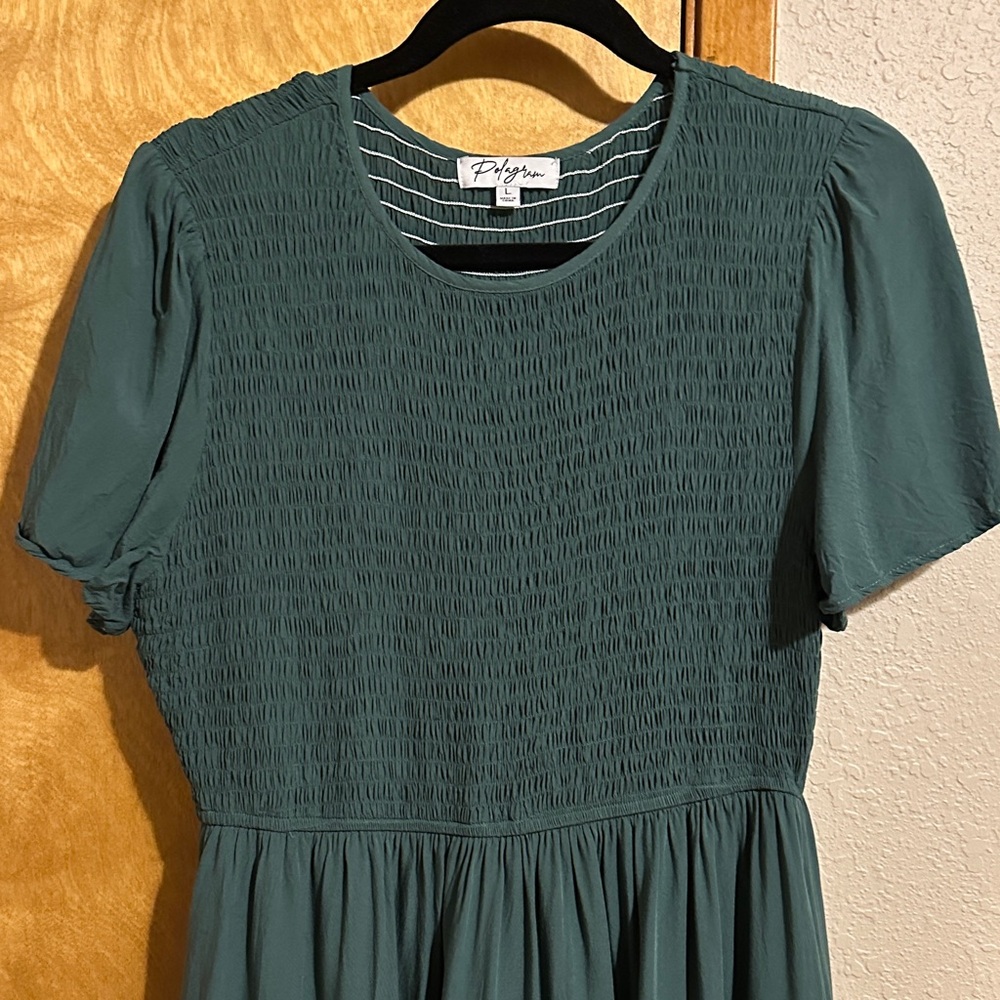 Polagram Teal High Low Dress - Picture 3 of 6